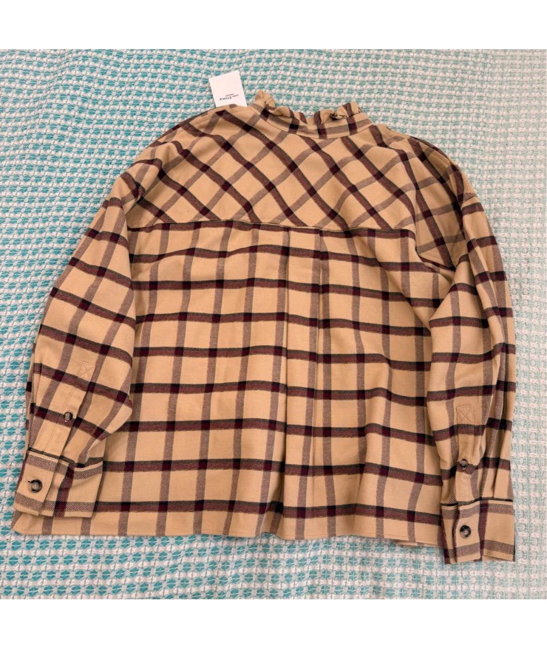 ISABEL MARANT ETOILE Мульти хлопковая рубашка, фото 6
