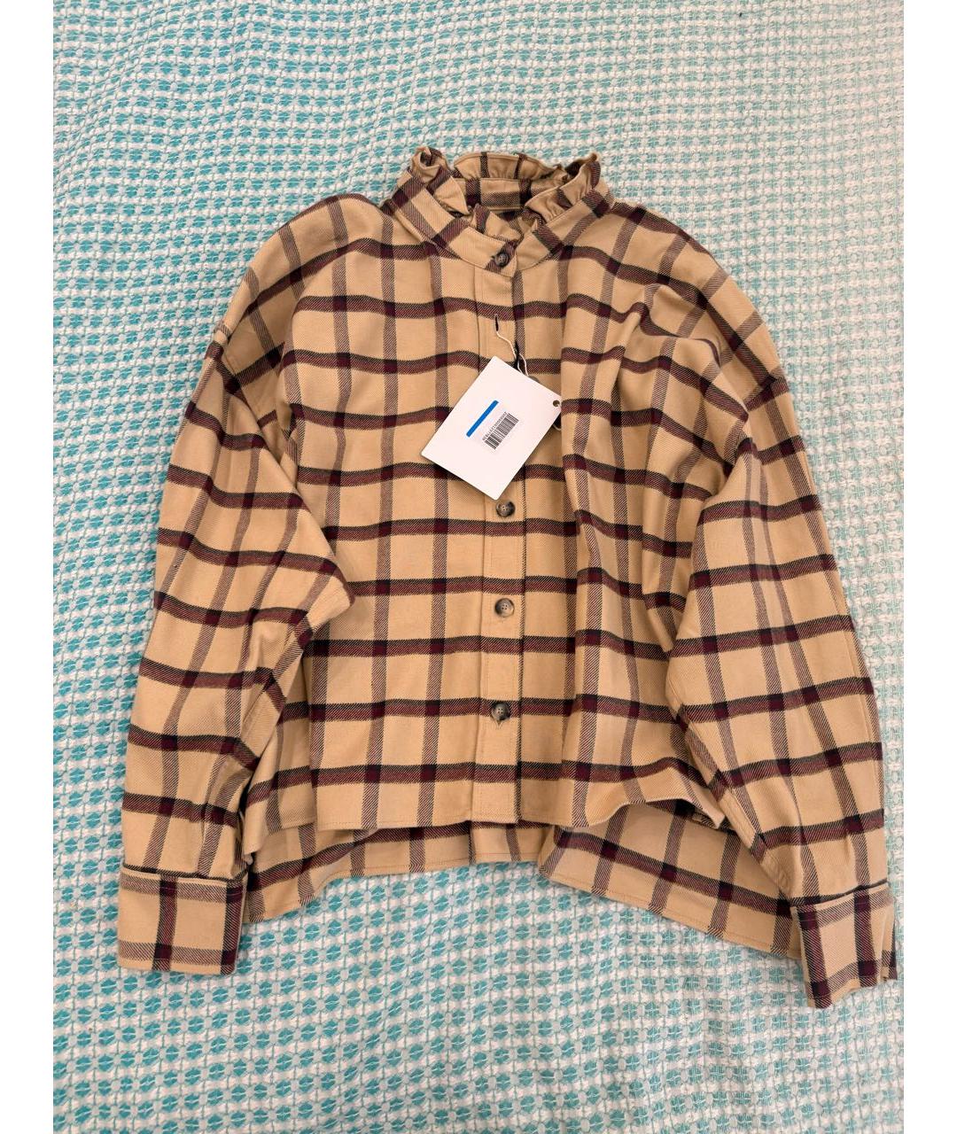 ISABEL MARANT ETOILE Мульти хлопковая рубашка, фото 2