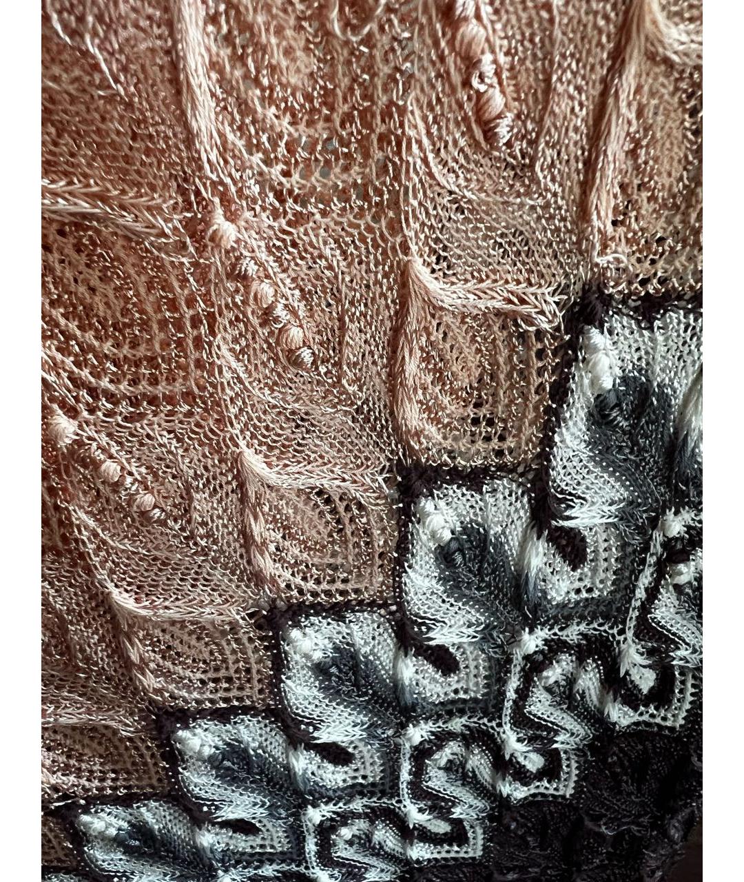 MISSONI Коралловое вискозное повседневное платье, фото 4