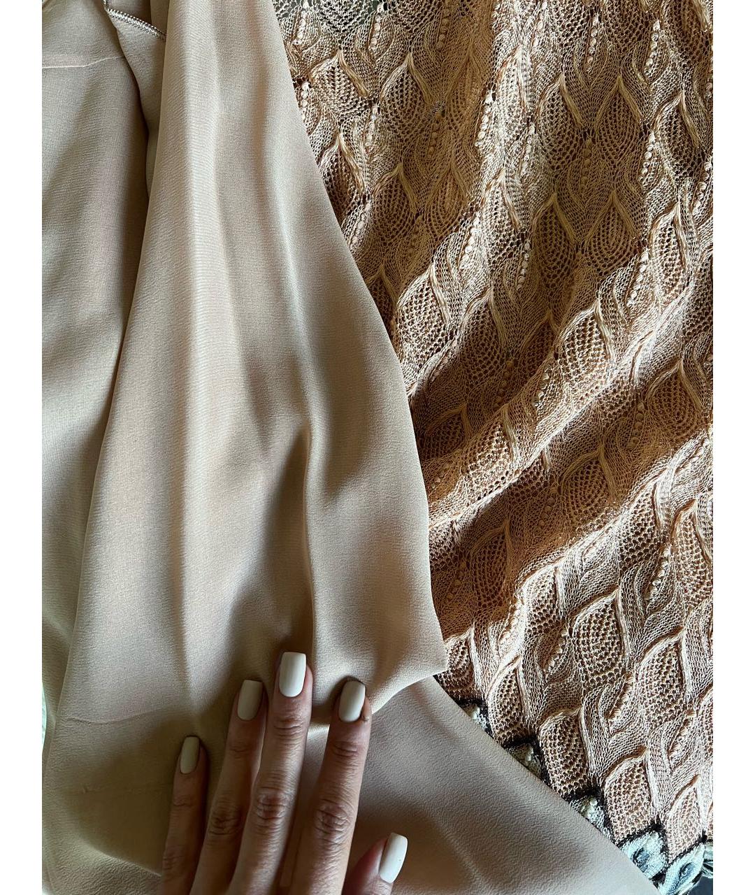 MISSONI Коралловое вискозное повседневное платье, фото 5