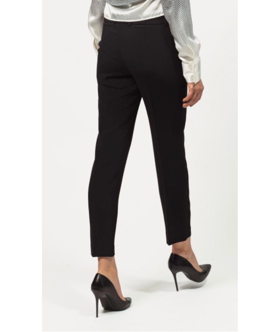 ERMANNO SCERVINO Черные ацетатные брюки узкие, фото 4