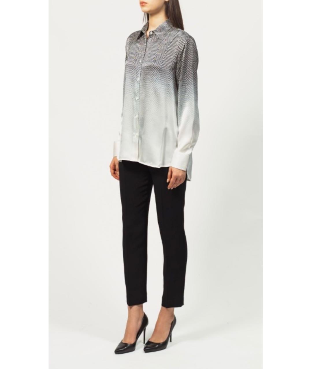 ERMANNO SCERVINO Черные ацетатные брюки узкие, фото 3