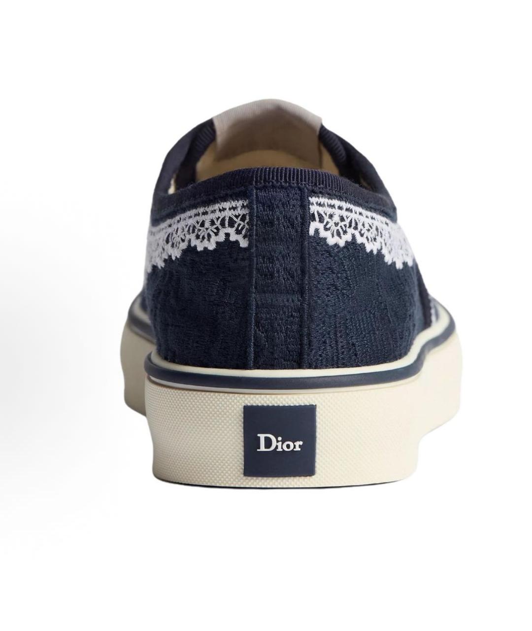 CHRISTIAN DIOR Темно-синие кеды, фото 4