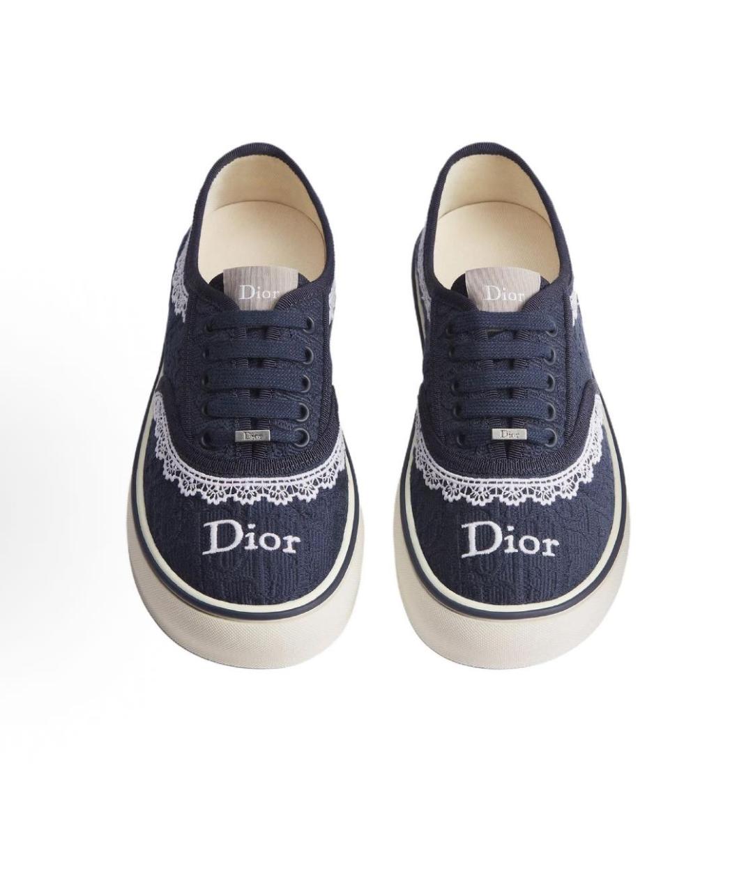 CHRISTIAN DIOR Темно-синие кеды, фото 3