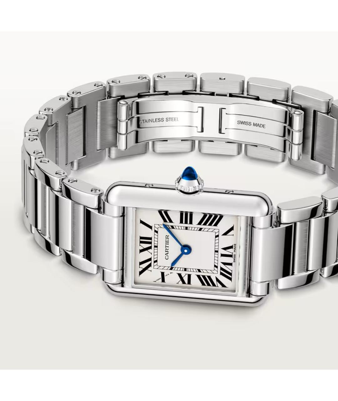 CARTIER Серебряные часы, фото 4