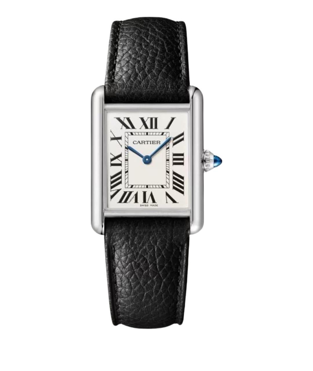 CARTIER Черные часы, фото 1