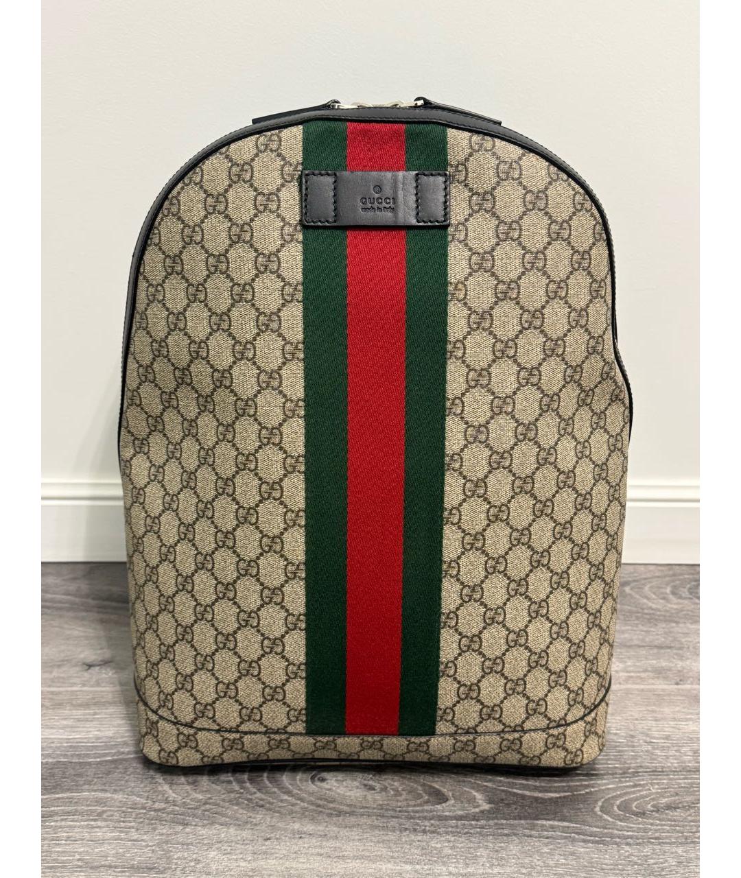 GUCCI Бежевый рюкзак, фото 9