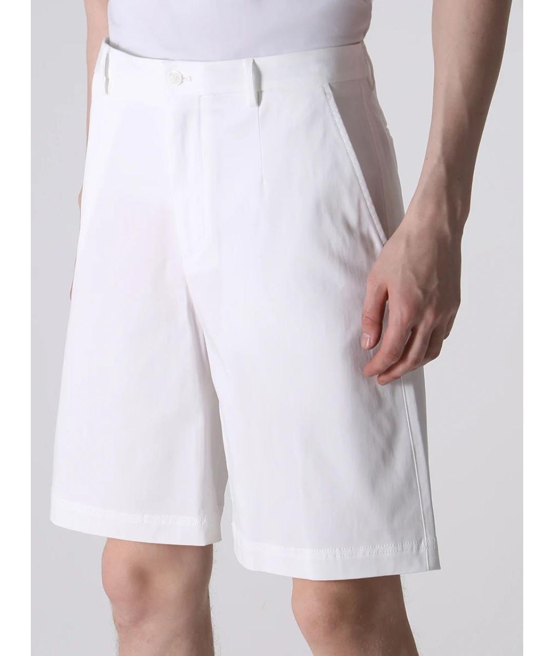DOLCE&GABBANA Белые хлопко-эластановые шорты, фото 2