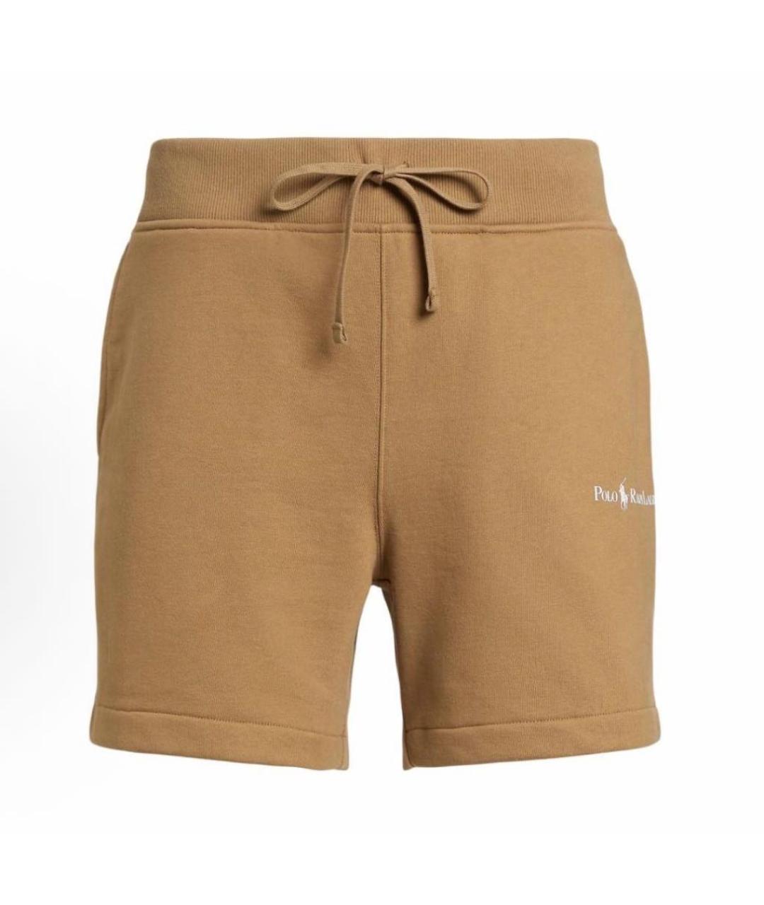 POLO RALPH LAUREN Бежевые хлопковые шорты, фото 8