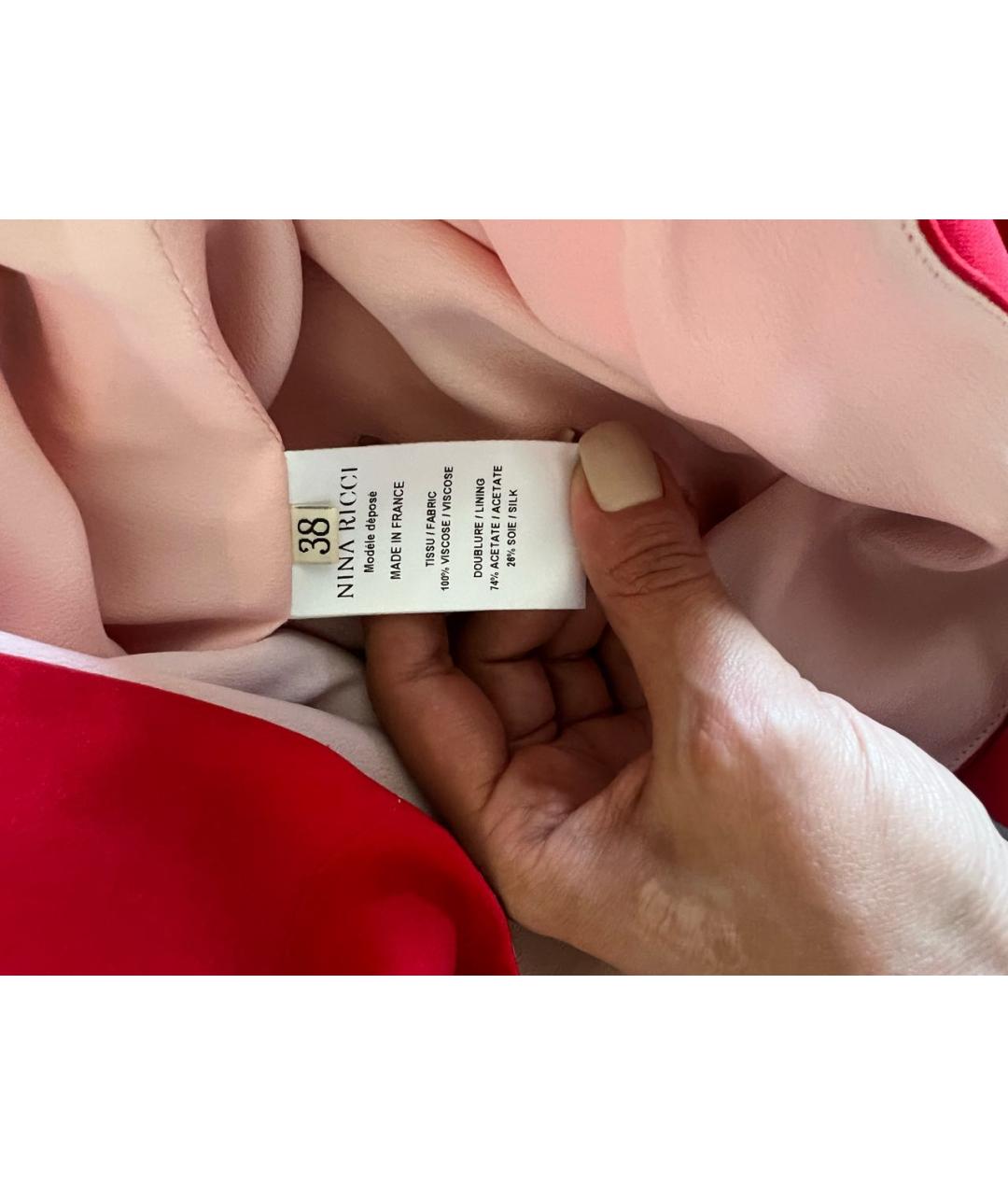 NINA RICCI Мульти вискозное повседневное платье, фото 5