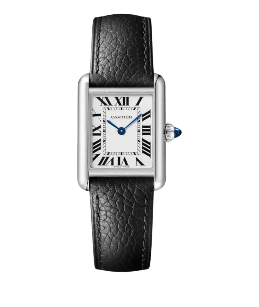 CARTIER Черные часы, фото 1