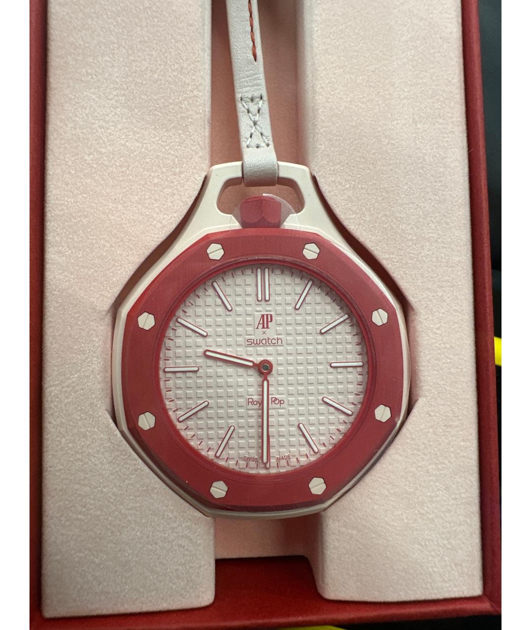 Swatch Красные часы, фото 4