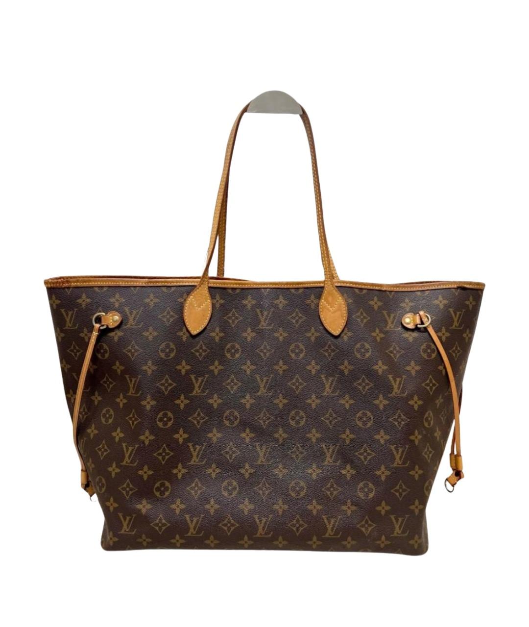 LOUIS VUITTON Коричневая сумка тоут, фото 1