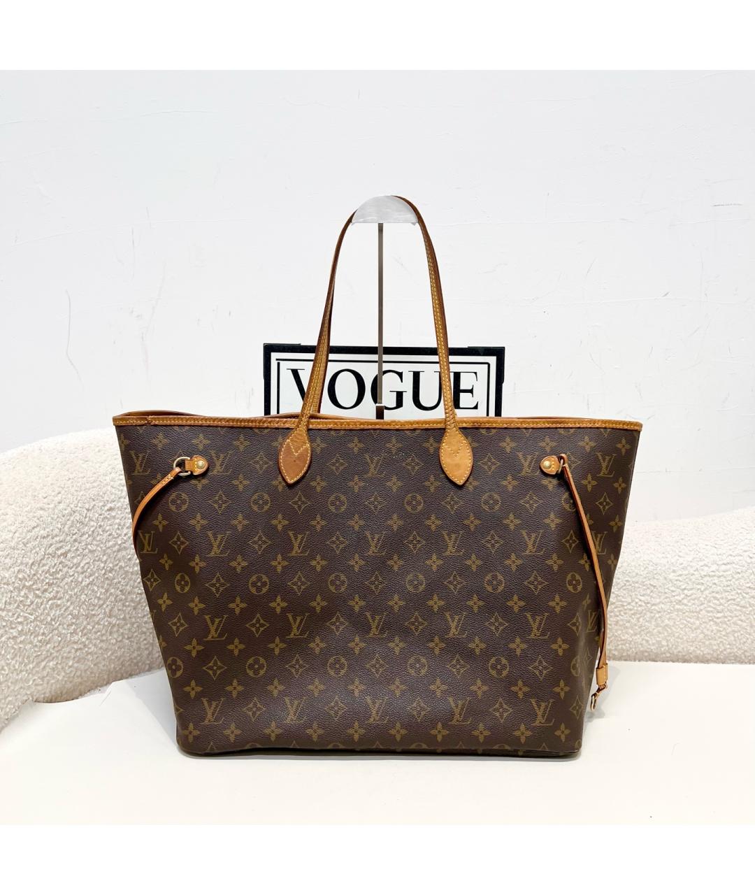 LOUIS VUITTON Коричневая сумка тоут, фото 2