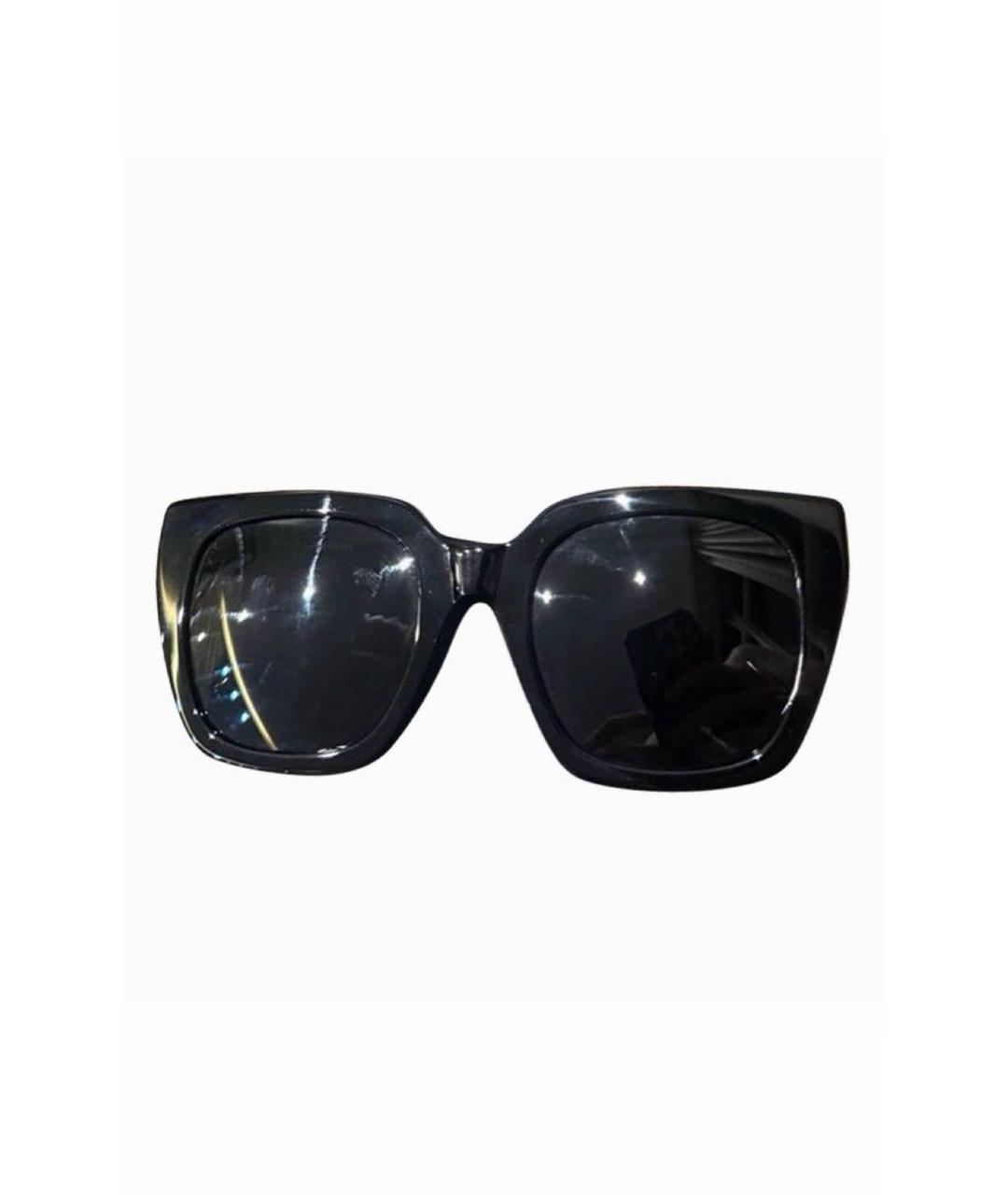 SAINT LAURENT Черные пластиковые солнцезащитные очки, фото 1