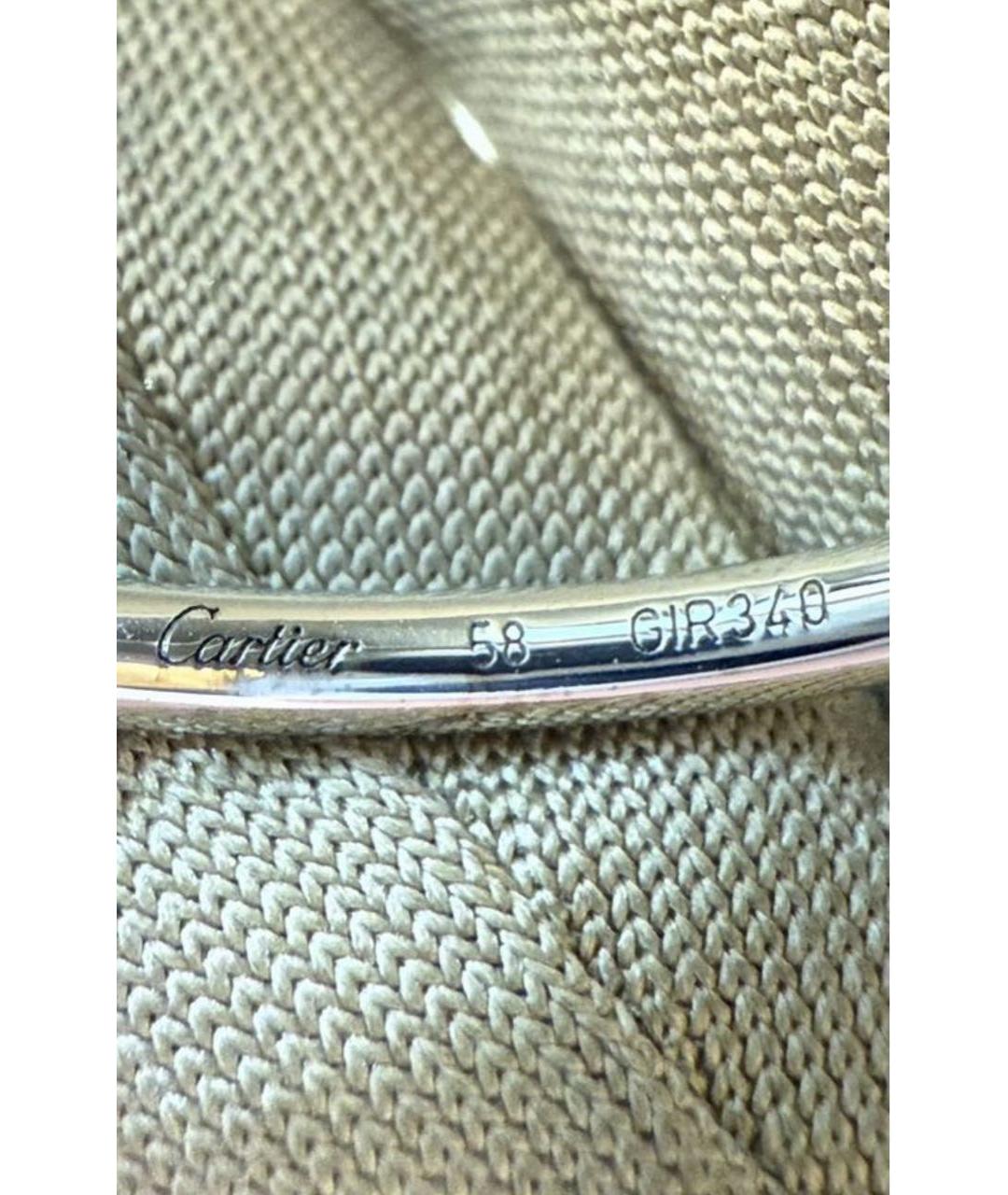 CARTIER Белое кольцо из белого золота, фото 5