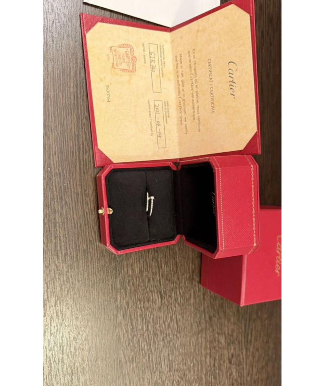 CARTIER Белое кольцо из белого золота, фото 3