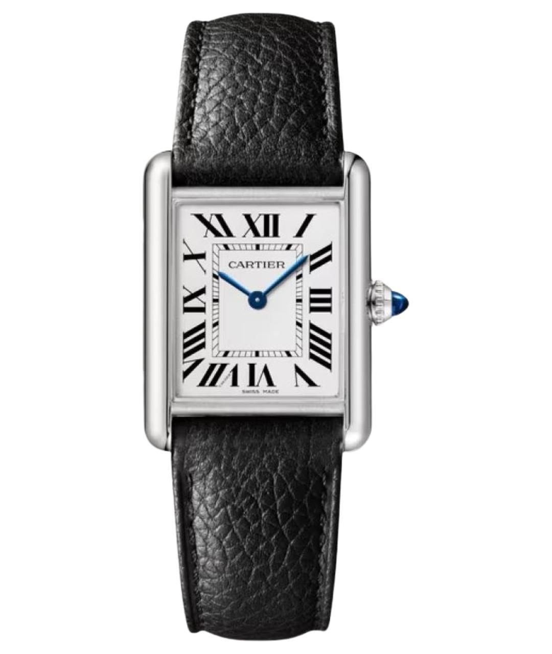 CARTIER Черные часы, фото 1