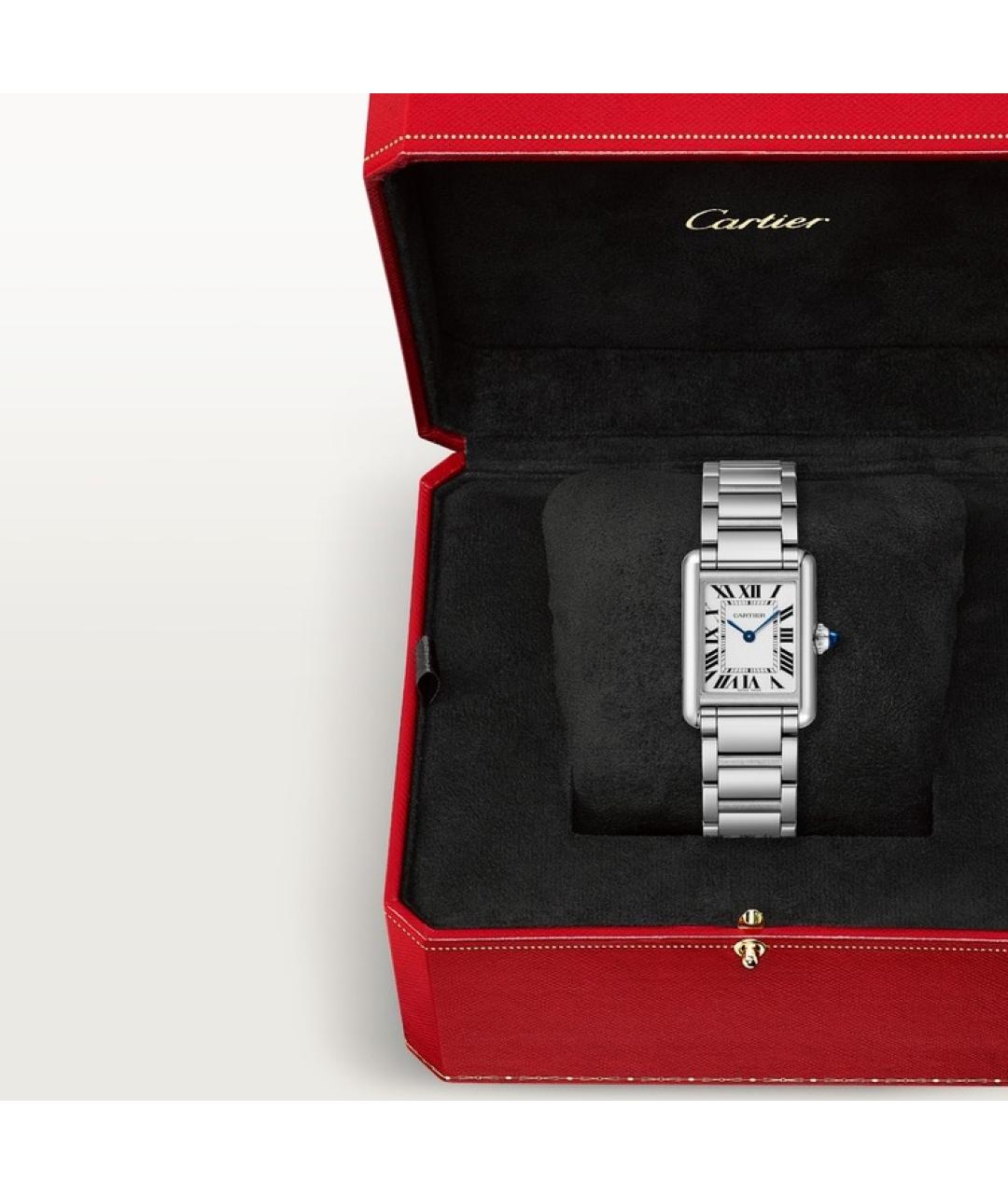 CARTIER Серебряные часы, фото 5