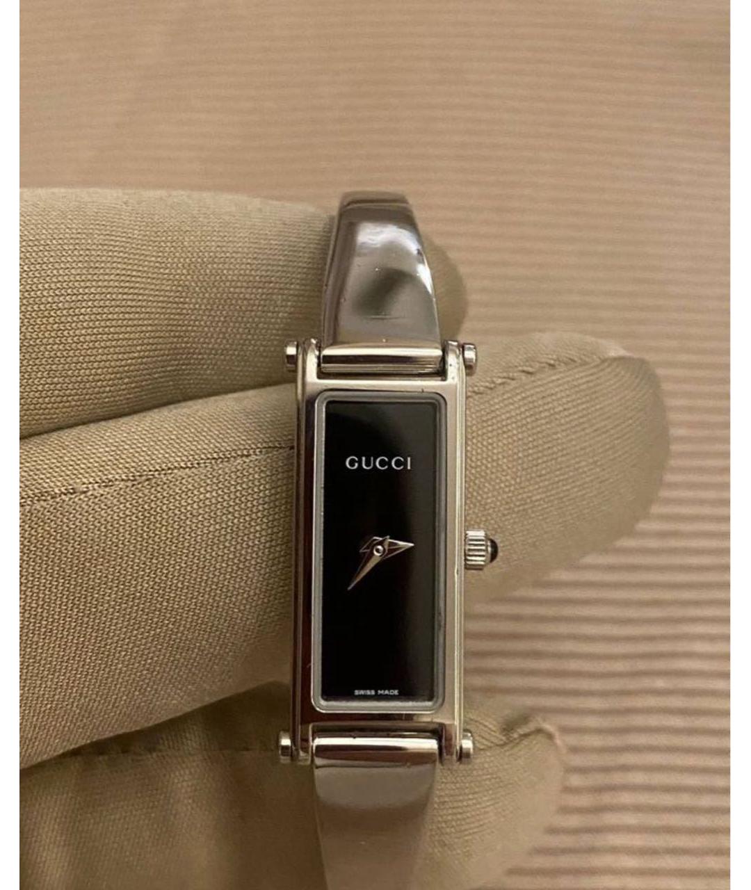 GUCCI Серебряные стальные часы, фото 8