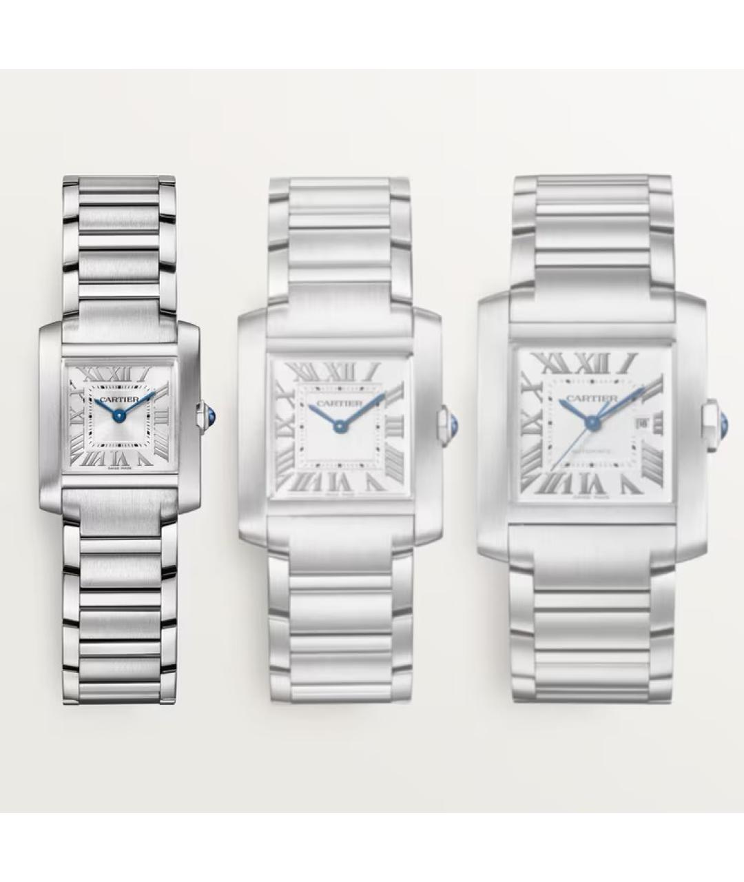 CARTIER Серебряные часы, фото 2