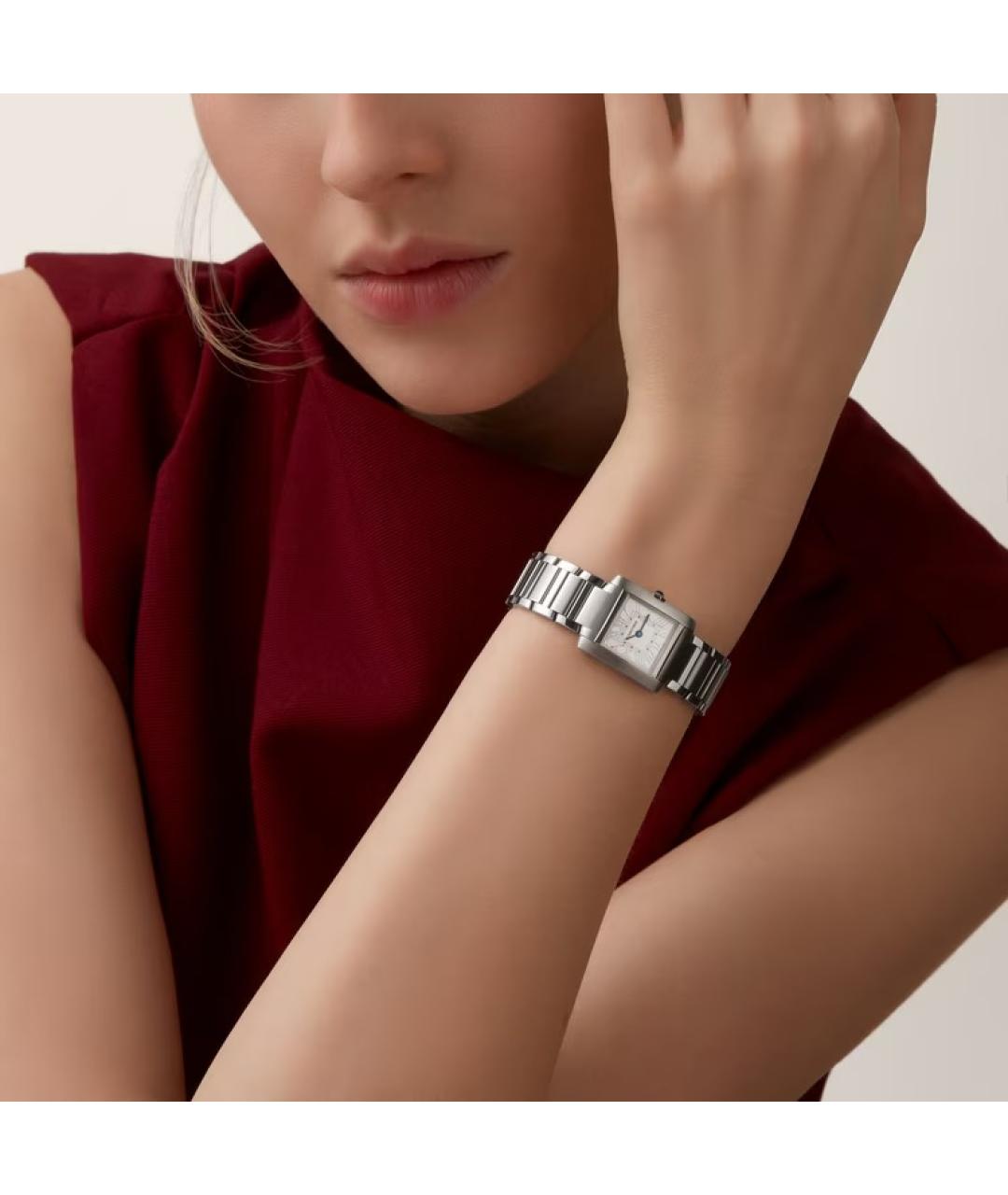 CARTIER Серебряные часы, фото 3