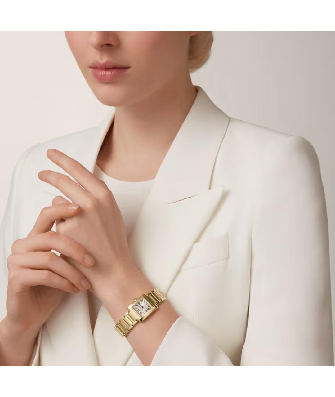 CARTIER Золотые часы из желтого золота, фото 3