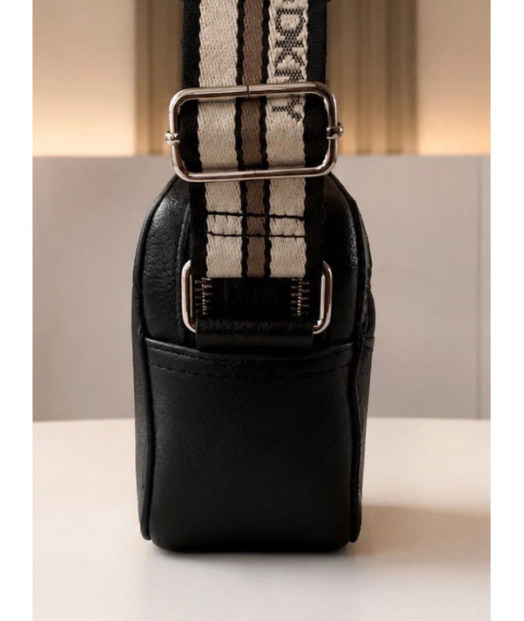 DKNY Черная сумка через плечо из искусственной кожи, фото 2