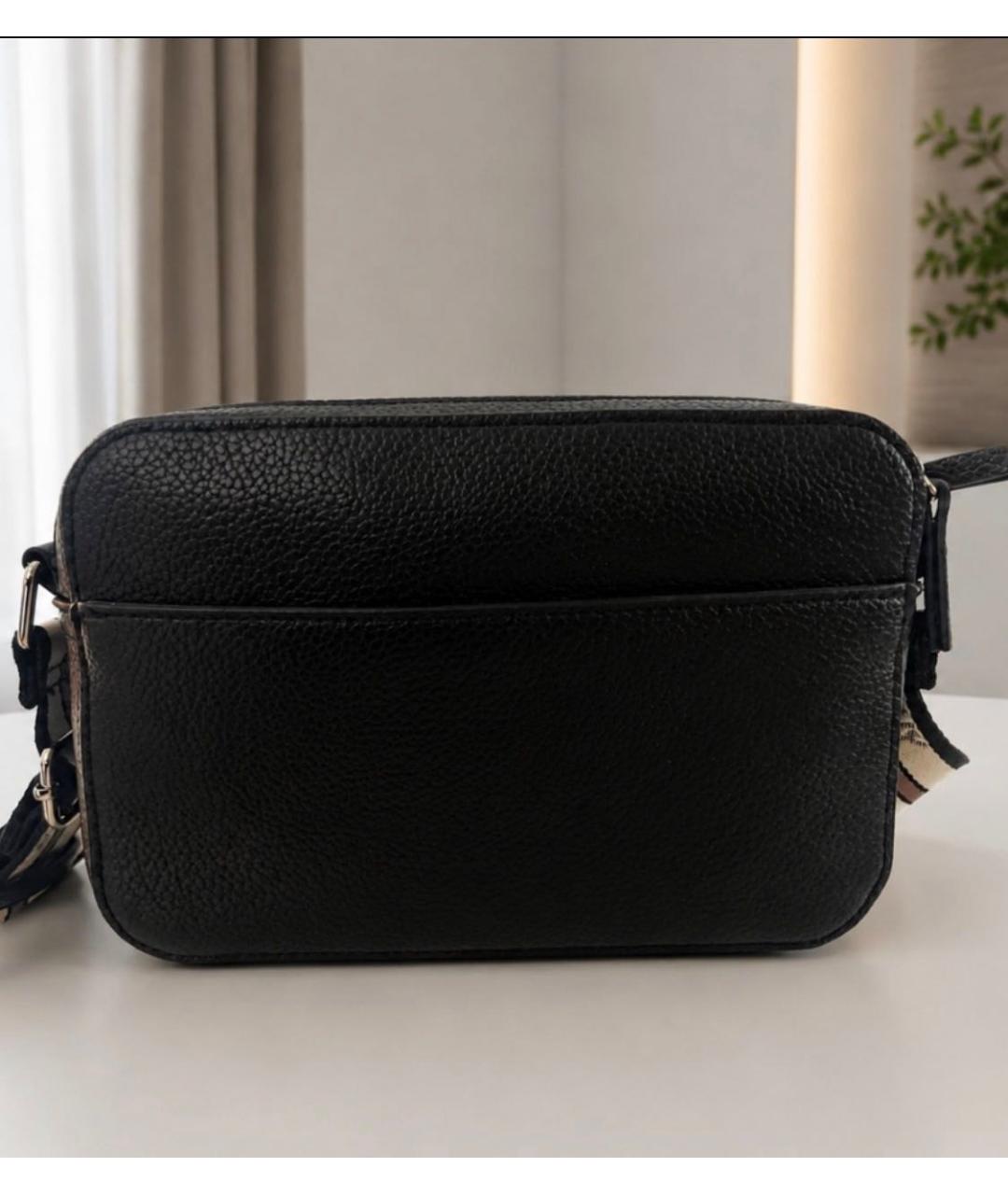 DKNY Черная сумка через плечо из искусственной кожи, фото 3