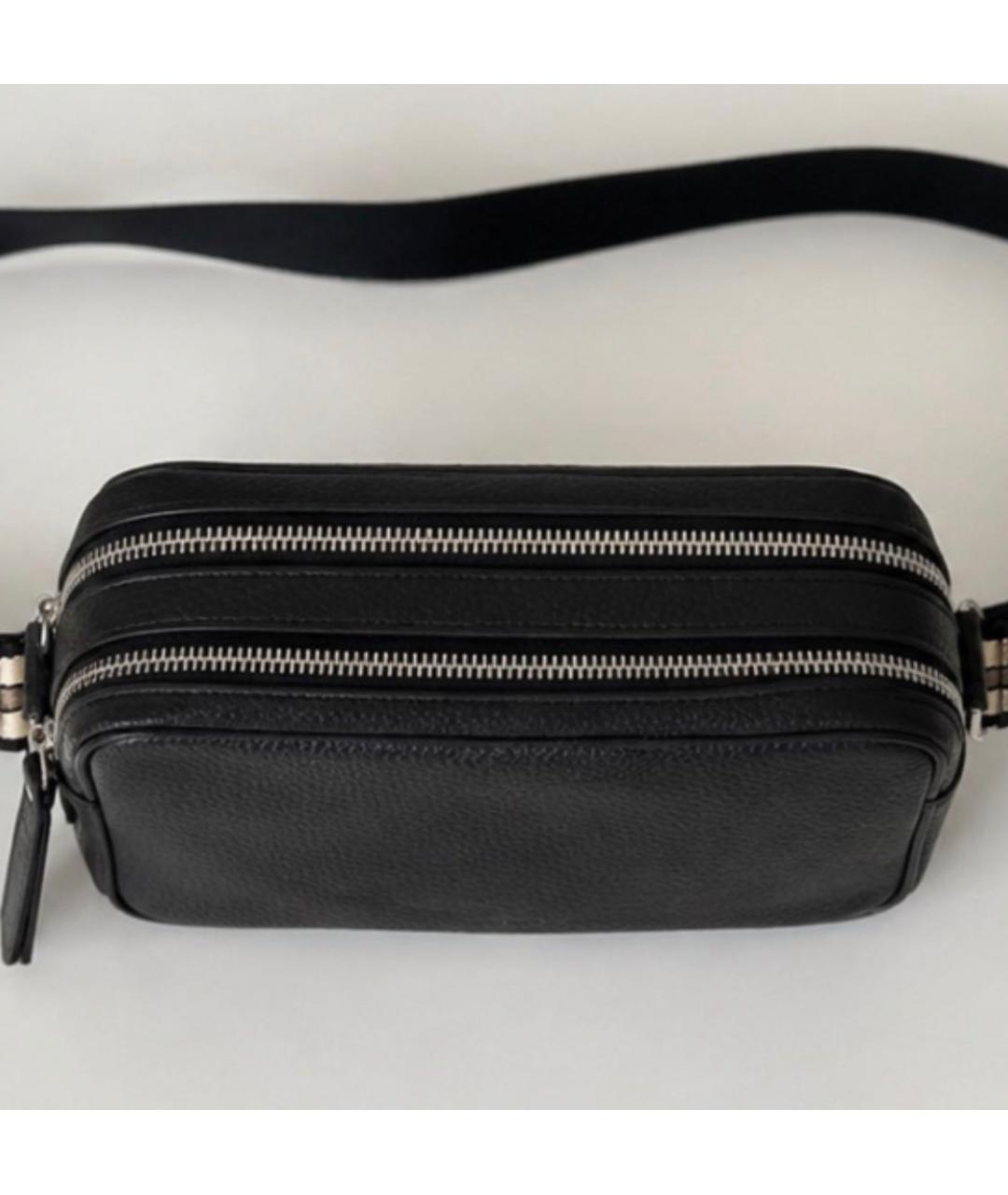 DKNY Черная сумка через плечо из искусственной кожи, фото 4