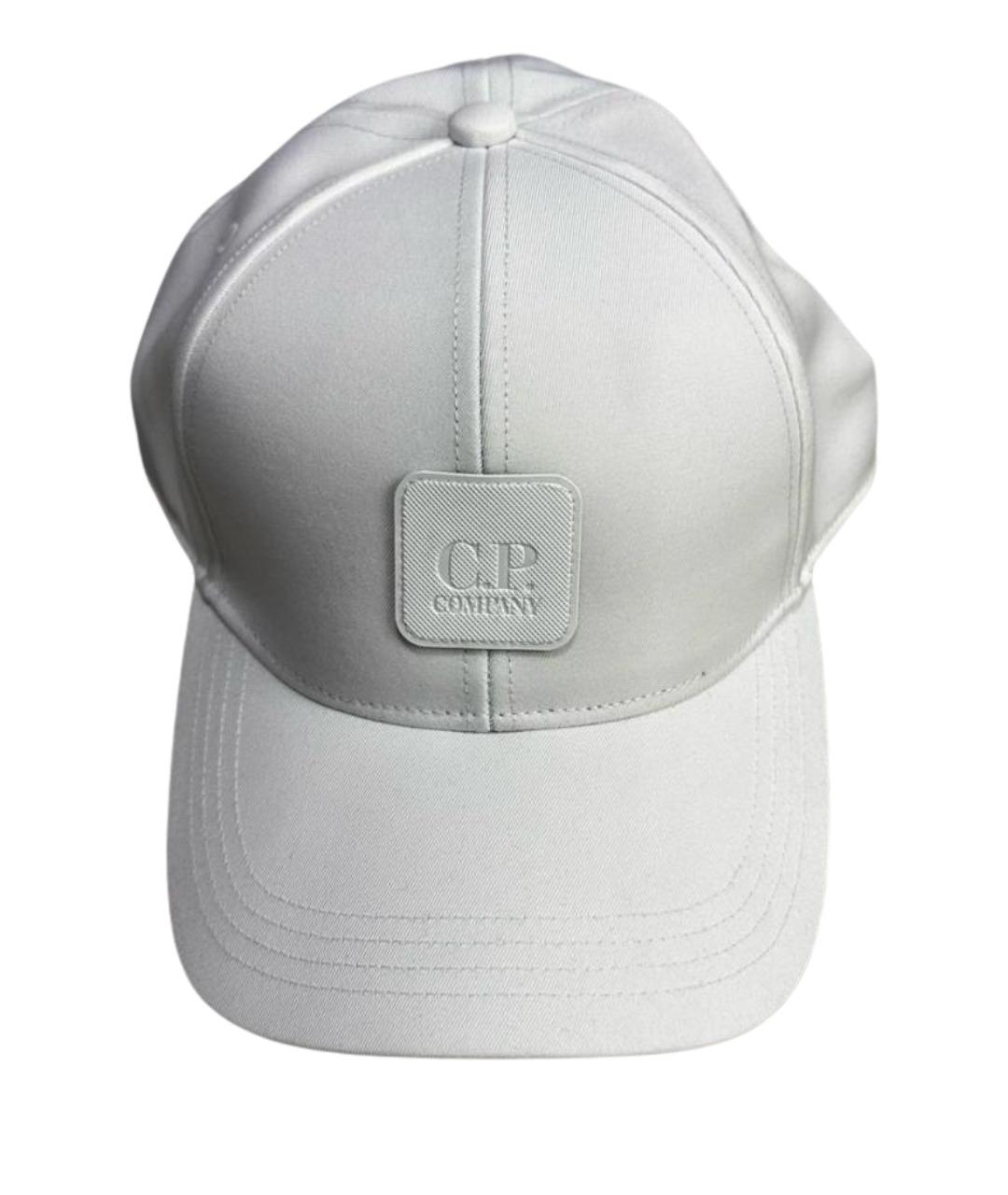 CP COMPANY Белая хлопковая кепка/бейсболка, фото 1