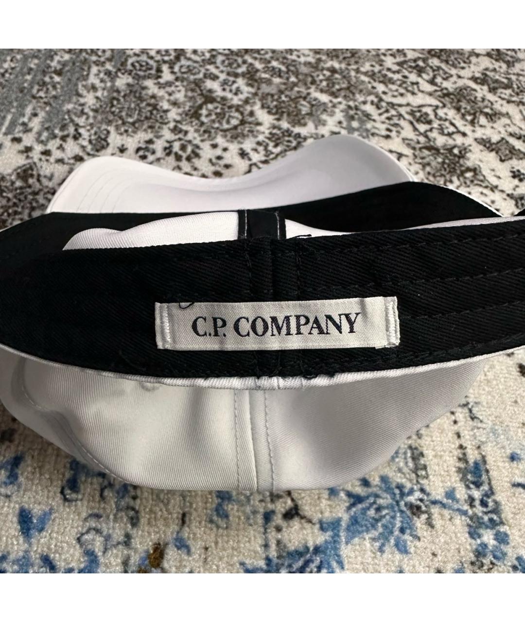 CP COMPANY Белая хлопковая кепка/бейсболка, фото 3