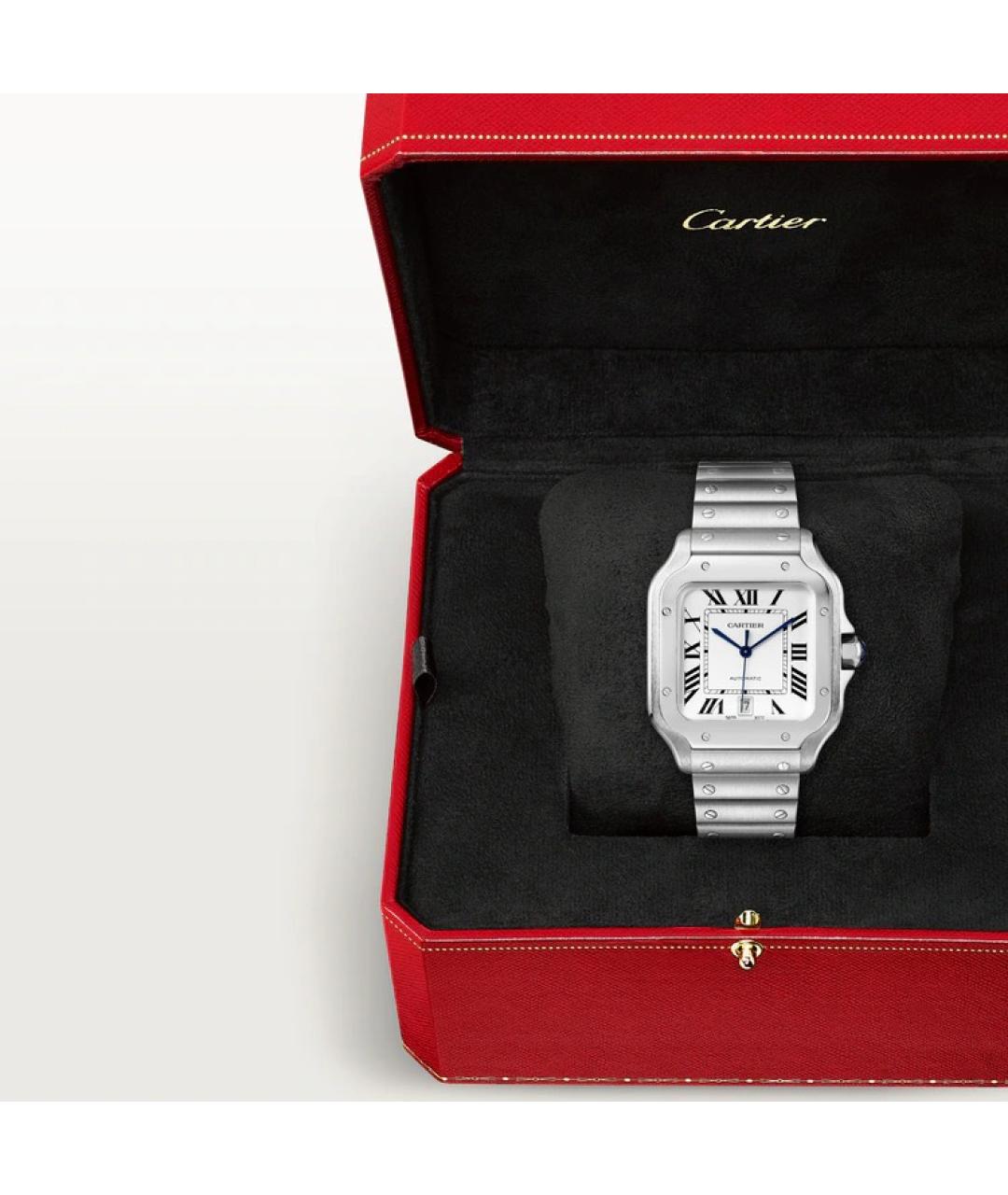 CARTIER Серебряные часы, фото 5