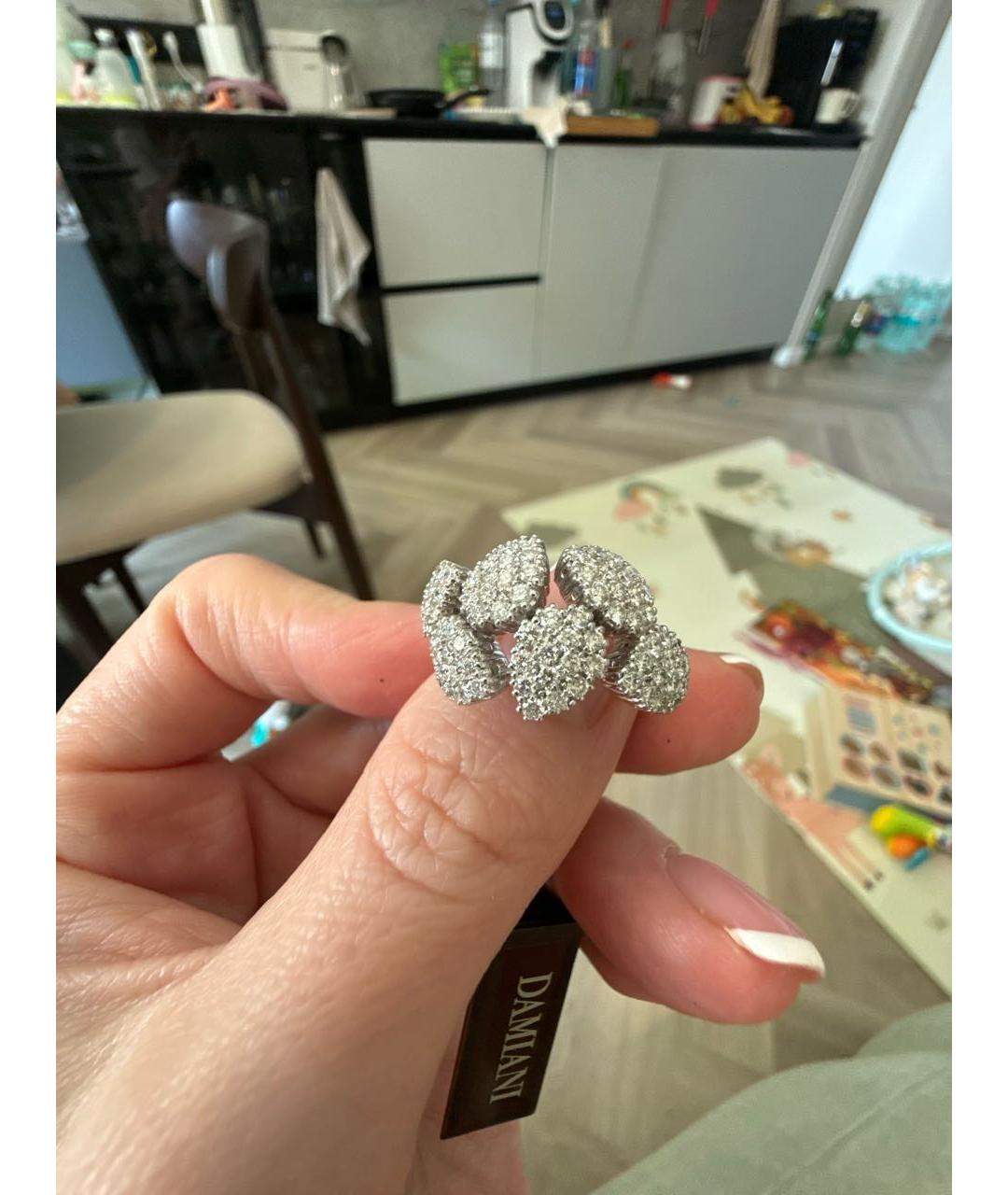 DAMIANI Белое кольцо из белого золота, фото 3