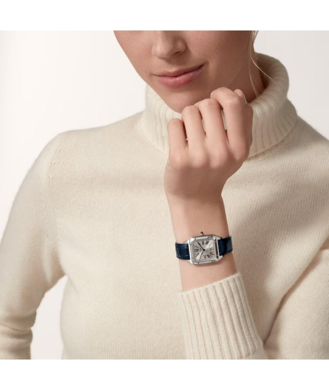 CARTIER Синие часы, фото 4