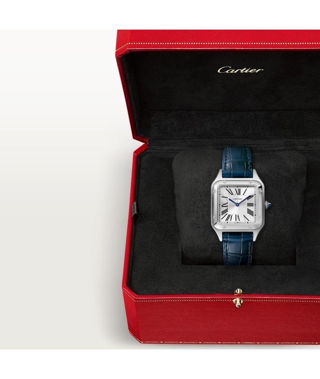 CARTIER Синие часы, фото 5