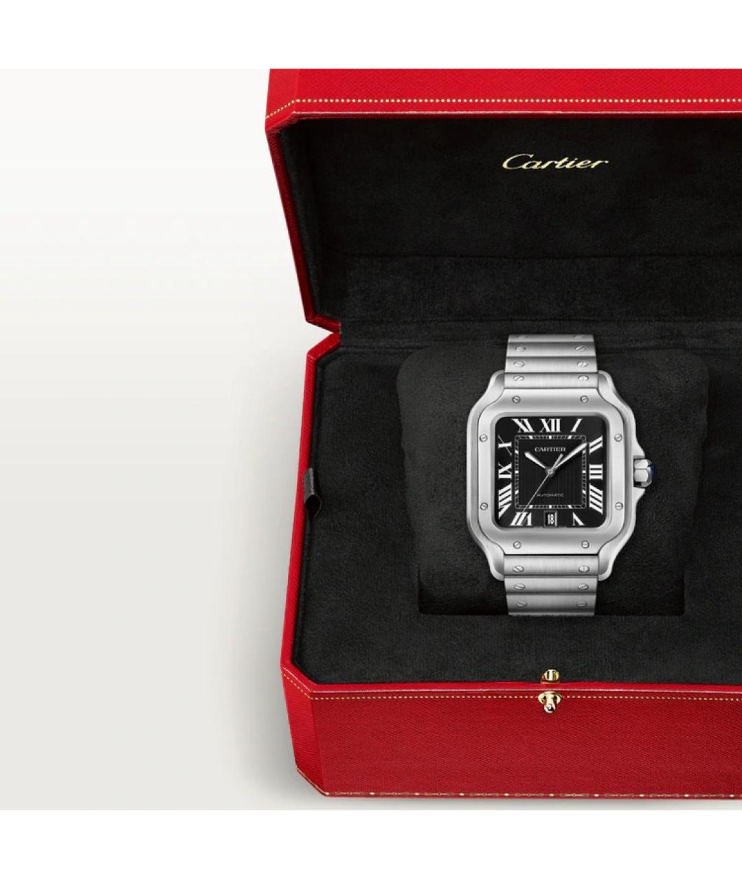 CARTIER Серебряные часы, фото 5
