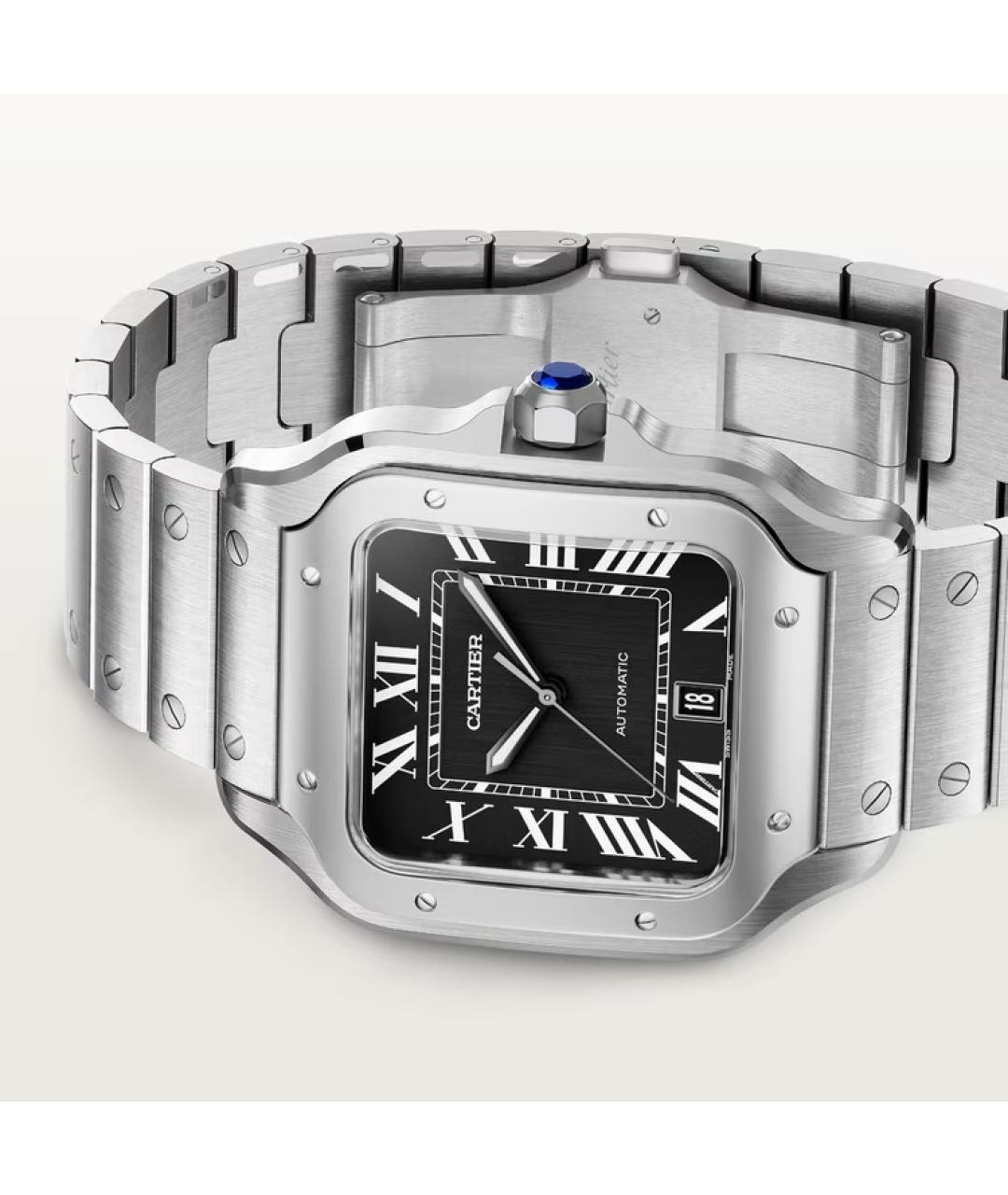 CARTIER Серебряные часы, фото 2