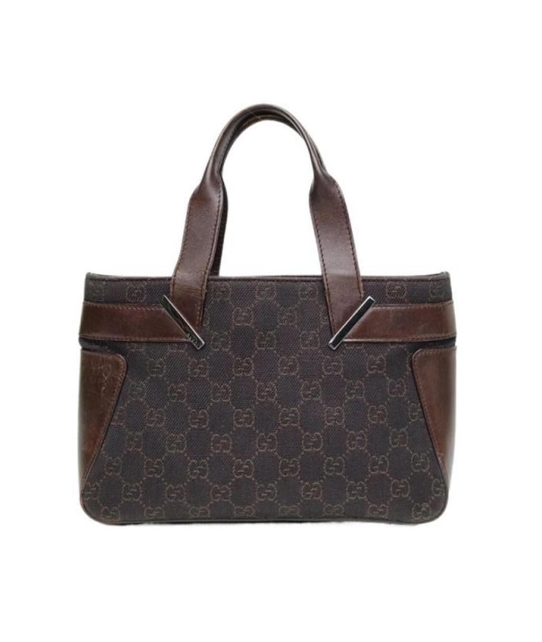 GUCCI Коричневая сумка с короткими ручками, фото 2