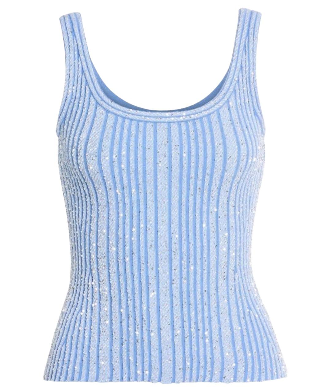 MISSONI Голубая вискозная майка, фото 1