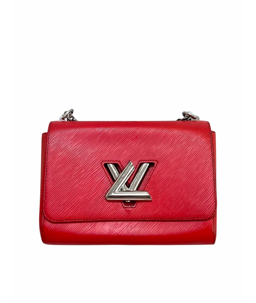 LOUIS VUITTON Красная кожаная сумка через плечо, фото 1