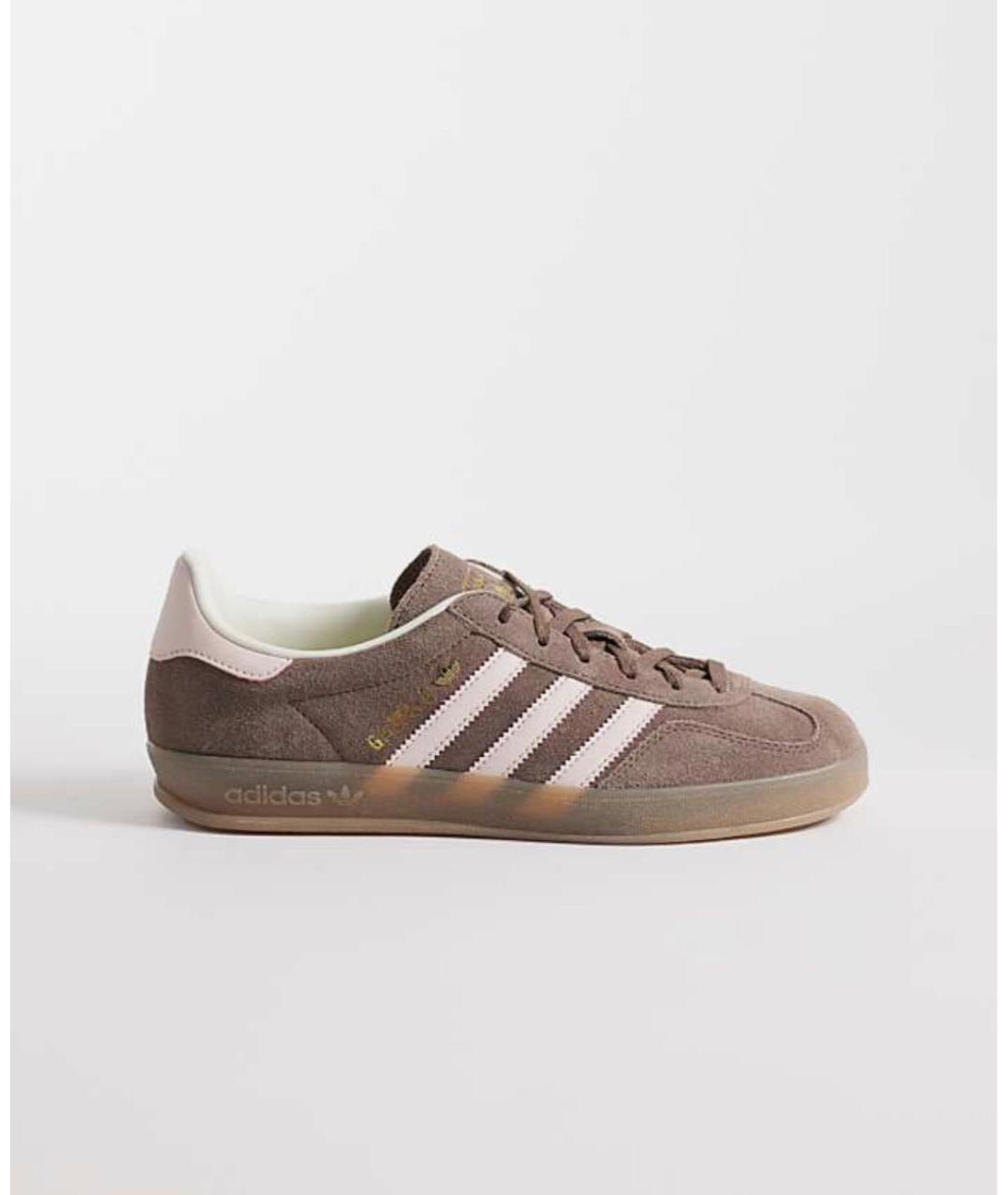 ADIDAS Коричневые замшевые кроссовки, фото 9