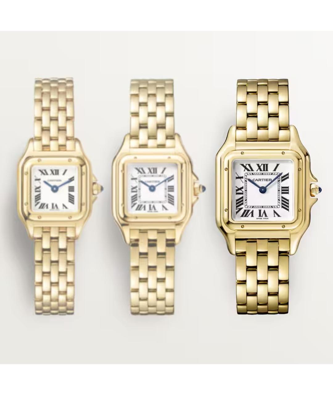 CARTIER Золотые часы из желтого золота, фото 2