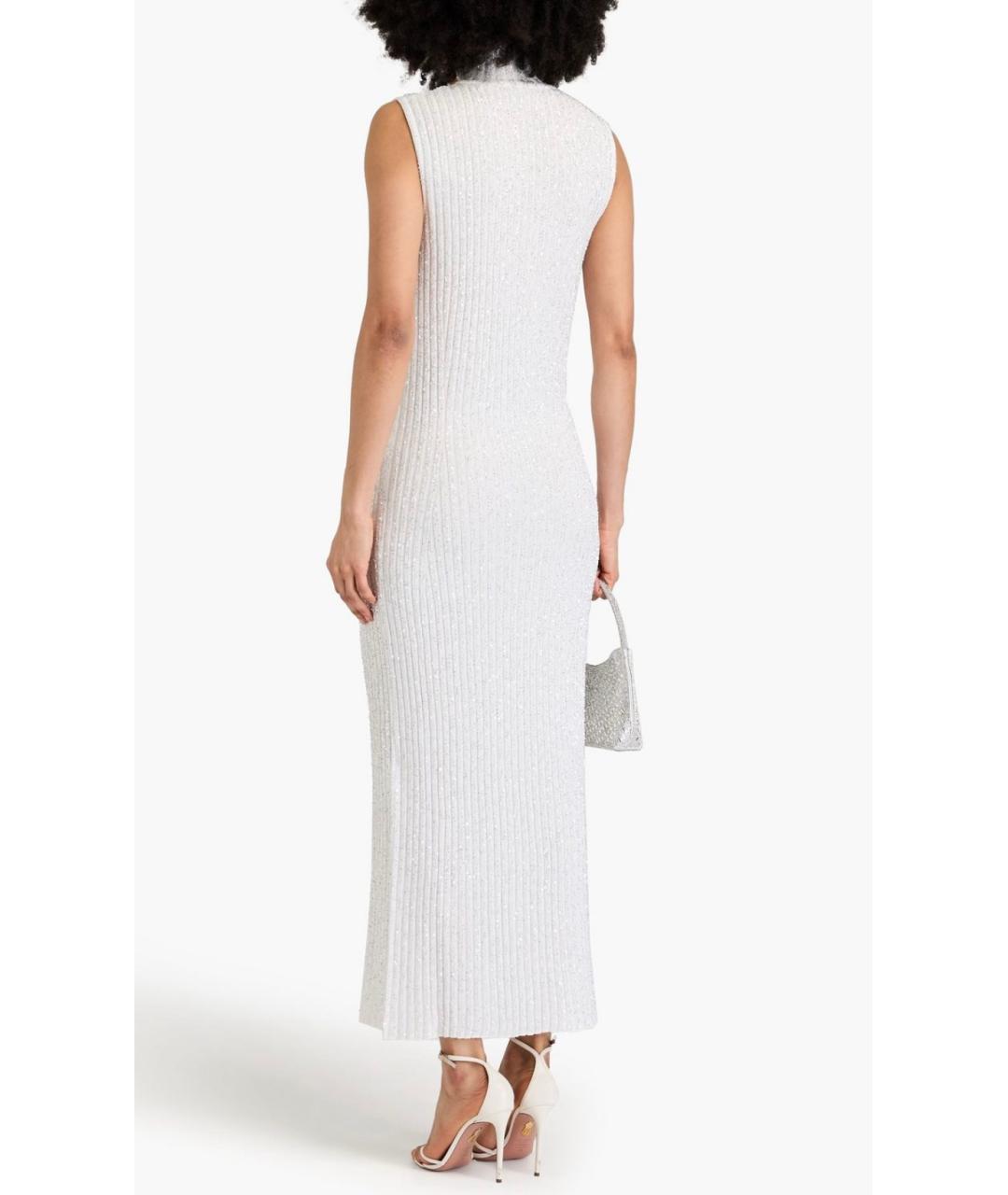 MISSONI Белое вискозное коктейльное платье, фото 3
