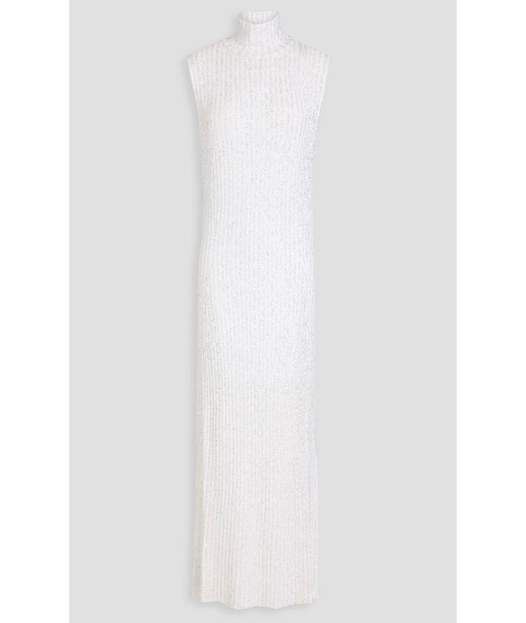 MISSONI Белое вискозное коктейльное платье, фото 4