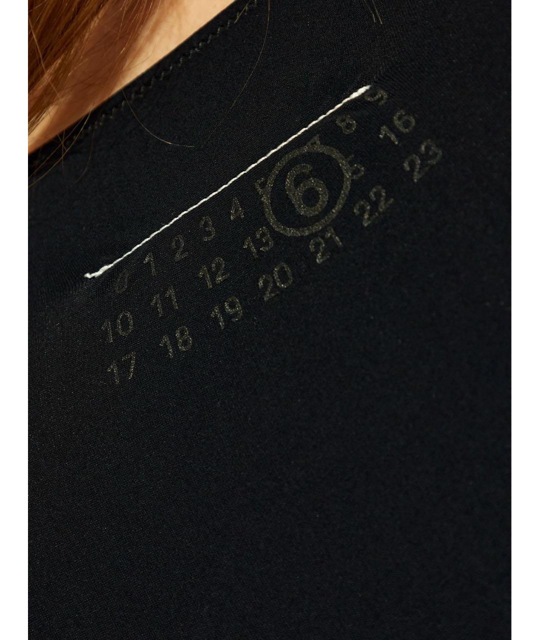 MM6 MAISON MARGIELA Темно-синее полиамидовое боди, фото 8
