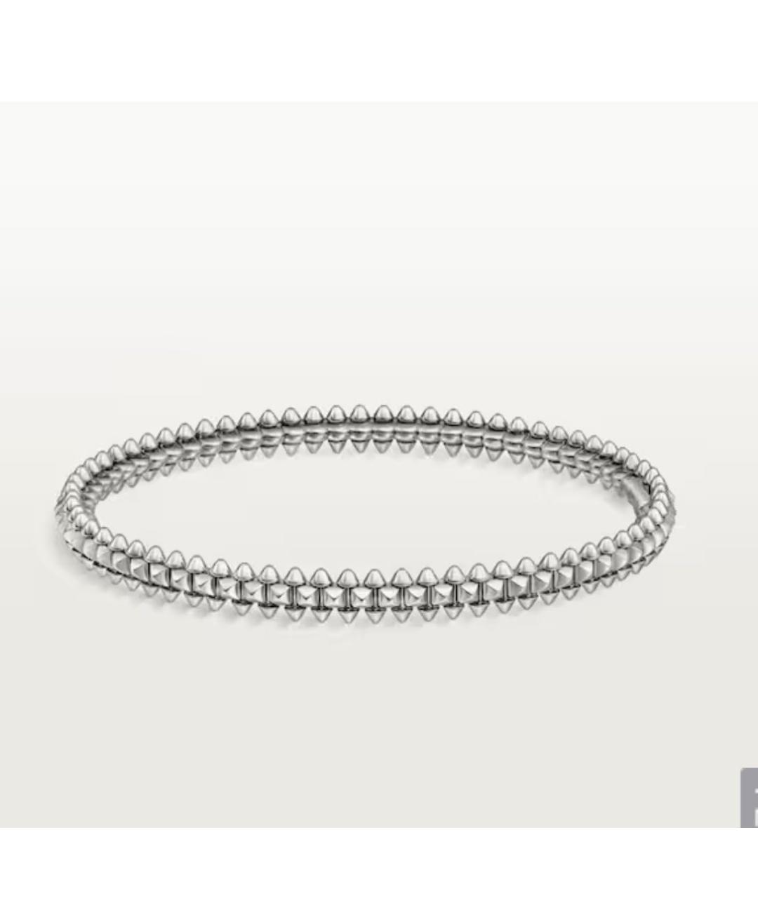 CARTIER Серебряный браслет из белого золота, фото 1