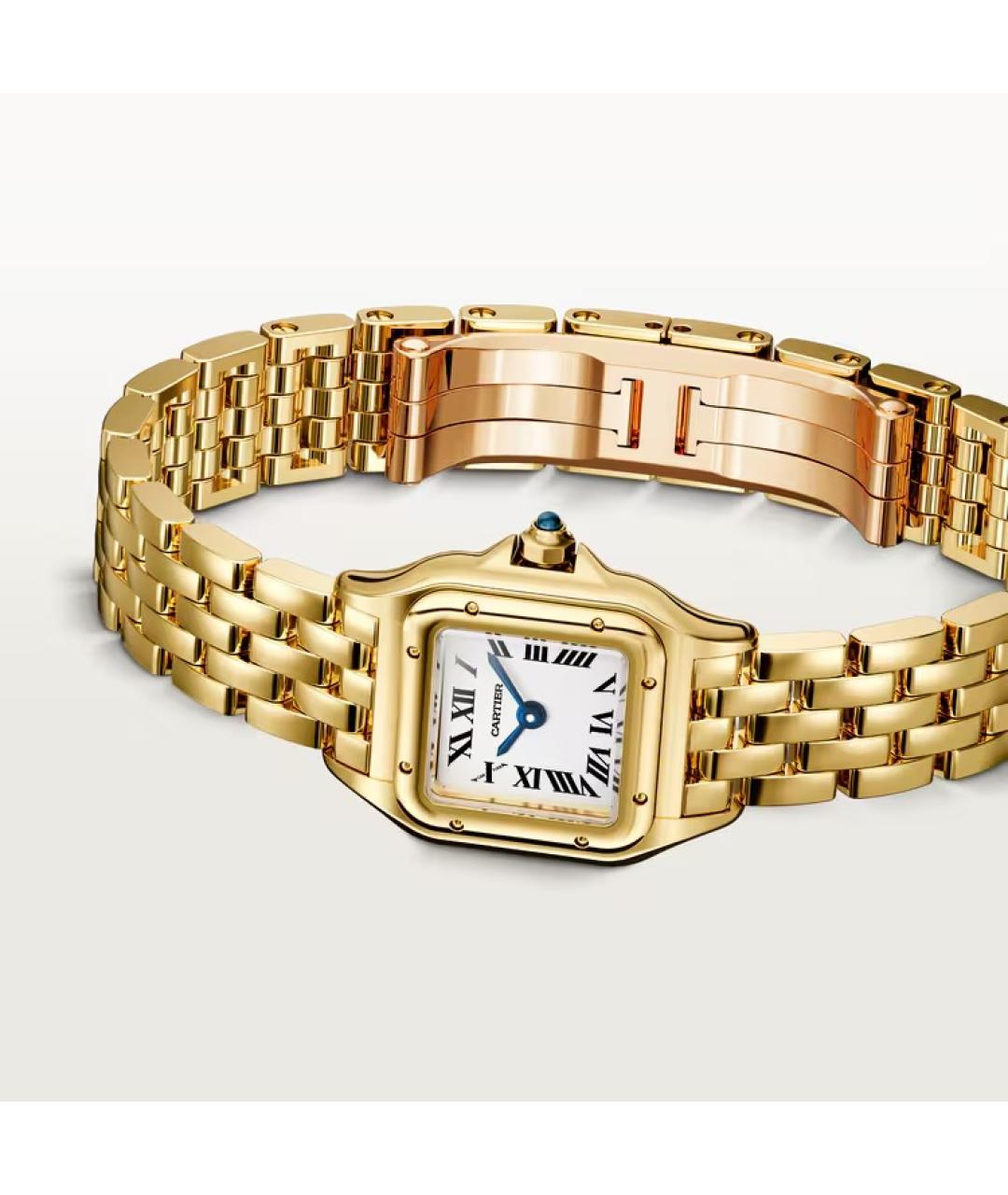 CARTIER Золотые часы из желтого золота, фото 4
