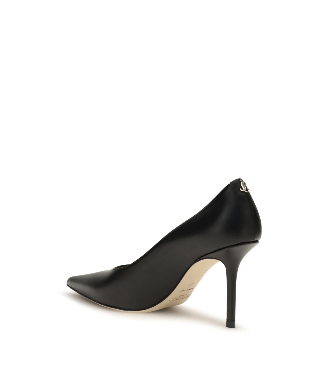 JIMMY CHOO Черные кожаные туфли, фото 3