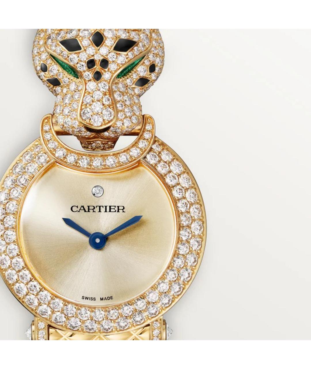 CARTIER Золотые часы из желтого золота, фото 2